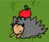 Hedgehog on Fruit Hunting