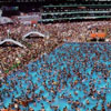 overcrowded swimming pool in China